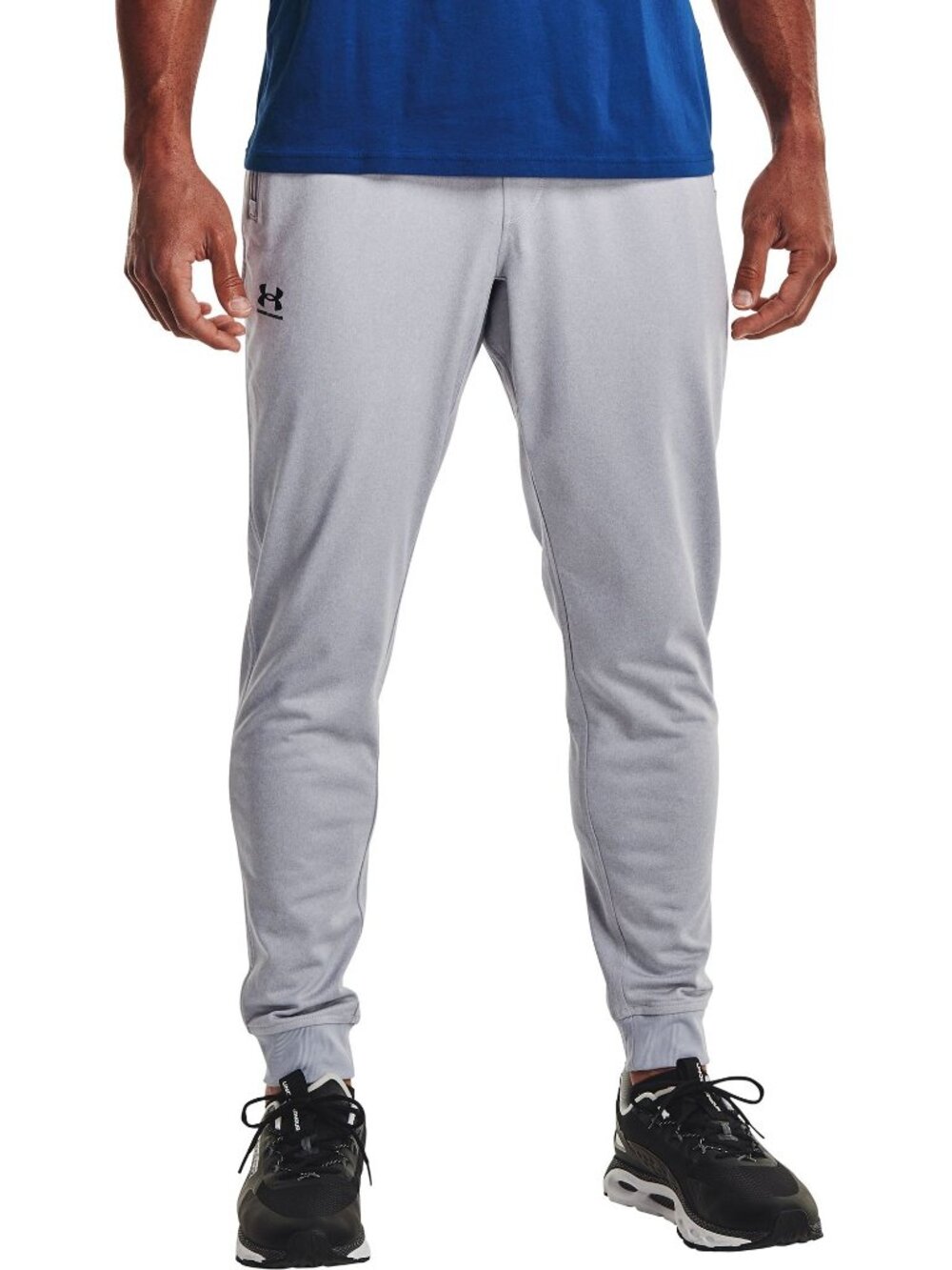 Under Armour Mens UA Tricot Joggers 1366207-011 Heather Gray Size Medium